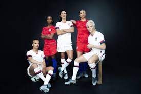 Nike Unveils The U S Women S National Soccer Team S World Cup Kit Us Women S National Soccer Team Usa Soccer Women Soccer Team