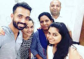 Some unknown facts about ajinkya rahane does ajinkya rahane smoke?: Ajinkya Rahane Family Photos Father Mother Wife Age Height Biography