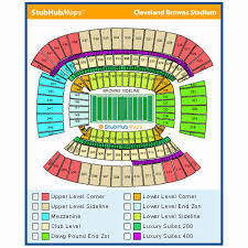 Firstenergy Stadium Seating Chart Sports Authority Field At