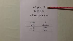 Native chinese content comes within reach, and you'll learn chinese as it's spoken in real life. How To Say I Love You Too In Mandarin Chinese Youtube
