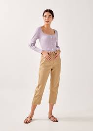 Margaret Button Down Knit Top