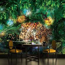 Tiger King Of The Jungle Wallpaper Mural For Bedrooms Jungle Wallpaper Mural Wallpaper Wallpaper