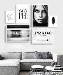 Black And White Gallery Wall Prints Fashion Poster Set Set Of 6 Prints Fashion Set Print Printable Gallery Wall Set Gallery Wall Prints Scan Gallery Wall Prints Gallery Wall Set Gallery Wall