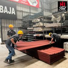 Harga Atap Spandek Pasir 0.30mm X 1m X 5m - Merah Hati - Hi Steel