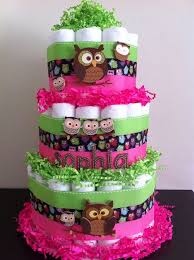 Cute and curious, owls are comical characters, feathered fun on a perch, perfect for your party. Owl Diaper Cakes Diaper Cakes And Owl Baby Showers On Pinterest Baby Shower Ideas