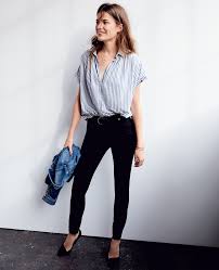 9 High Rise Skinny Jeans In Black Frost Fashion Style Minimalist Fashion