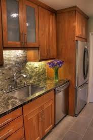 Galley Kitchens Design Ideas Pictures Remodel And Decor Cherry Cabinets Kitchen Galley Kitchen Design Contemporary Kitchen