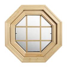 It might seem obvious, but hexagonal windows have six sides another choice for your hexagon or octagon windows is duette® honeycomb shades. Jjj Specialty 20 W X 20 H Venting Cabin Breeze Wood Octagon Window With Roto Left Hinge At Menards