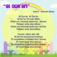 Al Qur An Original Soleram Riau National Theme Song Lagu Buku Anak Lirik Lagu