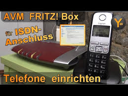 Fritz Box 7490 Einrichtung Eines Telefons Z B Gigaset Am Isdn Anschluss Youtube