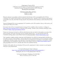 October 25, 2022 Standing Strategic Planning Subcommittee (SSPS) Meeting  Notice and Agenda