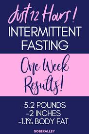 Intermittent Fasting 12 Hours Week 1 Results Lose 30 Pounds Lose 5 Pounds Lose 20 Pounds