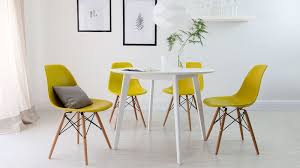 Terni White Round Dining Table Wayfair Dining Room Chairs Yellow Dining Chairs Traditional Dining Rooms