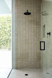 Bathroom renovated with mosaic of grey tiles. Best 56 Modern Bathroom Glass Tile Walls Design Photos And Ideas Dwell