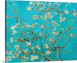 Instead of visiting the still life again, he shows white almond tree branches against a blue sky. Almond Blossom Wall Art Canvas Prints Framed Prints Wall Peels Great Big Canvas