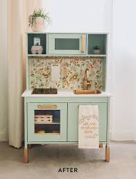 I love that the ikea play kitchen is simple, modern, has a light. Ikea Play Kitchen Diy Hack Means Of Lines
