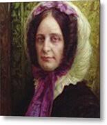 Portrait Of The Baroness Of Villeguy by Antoine Auguste Ernest Herbert Or  Hebert