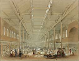 Interior Of Grainger Market Newcastle In Pencil And Watercolour By John Wilson Carmichael C1835 Looks A Bit Art Gallery British Artist Newcastle Upon Tyne