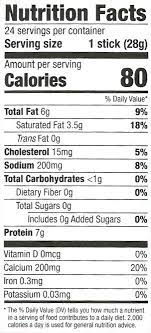 These have 7g protein and are 20% calcium. Hormone Free Cheese Snacks Andrew Everett