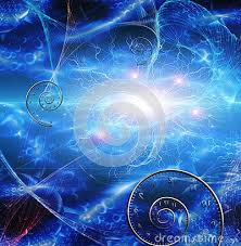 Time Space Fabric Space Fabric Fabric Stock Illustration