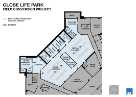 Kiefer offers wet area flooring perfect for locker rooms and pool areas where cleanliness, hygiene, waterproofing, and safety are important. Globe Life Park Locker Room Renovations Ballpark Digest