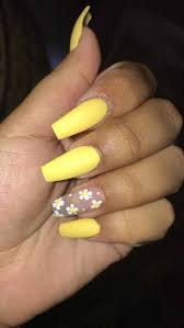 Your style is probably pretty classic. Aesthetic Nails Yellow Nails Design Yellow Nails Nail Designs Tumblr