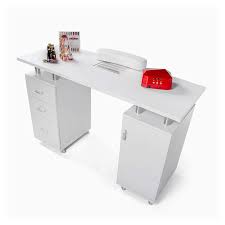 All salon equipment and salon furniture comes with a one year warranty. Tibi Table Manucure Reconstruction D Ongles Avec Aspirateur Et Tiroirs