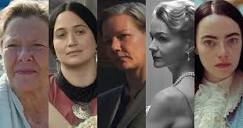 Behind the scenes with the best actress Oscar nominees at the 2024 ...