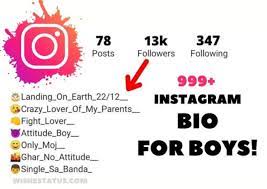 999 Instagram Bio For Boys 2022 Cool Instagram Bio For Boys Attitude Best Quotes Status Wishes