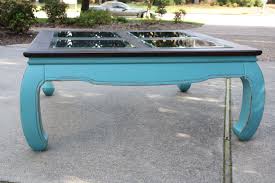 Teal Coffee Table With Glass Inserts Teal Coffee Tables Coffee Table Decor
