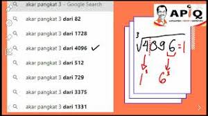 Check spelling or type a new query. Akar Pangkat 3 Dari 1728 Cara 7 Detik Paman Apiq Youtube