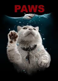 Paws Metal Poster Print Adam Lawless Displate Cute Cats Cat Artwork Cat Art