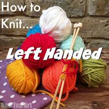 Follow along and see how easy it is to actually do! How To Knit Left Handed Red Ted Art Make Crafting With Kids Easy Fun