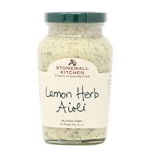 I find myself craving them while at work with just a glance at a country ketchup jar or mango hot sauce bottle. Stonewall Kitchen Lemon Herb Aioli 10oz Mypanier