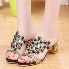Gorgeous women sandals heels sandals beach shoes rhinestone. Buy Women Fashion Summer Rhinestone Flip Flops High Heel Sandals Girls Shoes At Affordable Prices Price 15 Usd Free Shipping Real Reviews With Photos Joom