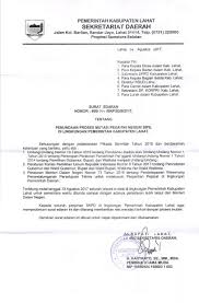 Surat Edaran Tentang Penundaan Proses Mutasi Pns Di Lingkungan Pemkab Lahat Bkpsdm