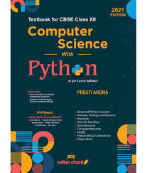 Maybe you would like to learn more about one of these? Computer Science With Python Textbook For Cbse Class 12 Examination 2021 2022 By Preeti Arora Buy Computer Science With Python Textbook For Cbse Class 12 Examination 2021 2022 By Preeti Arora Online