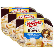 Looking for an easy chicken noodle soup recipe? 3 Pack Kraft Velveeta Cheesy Bowls Chicken Alfredo 9 Oz Sleeve Walmart Com Walmart Com