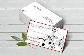 Sheet Music Wedding Rsvp Card Musical Wedding Invitation Rsvp Wedding Cards Sheet Music Wedding Wedding Rsvp Postcard