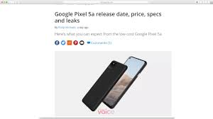 The google pixel 5a sounds a lot like the pixel 4a 5g. Google Pixel 5a Release Date Price Specs And Leaks Youtube