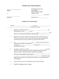 In new jersey, divorce cases (termed dissolution cases by the courts) are filed and heard in the family division of the superior court at the county court level. Nj Divorce Forms Pdf Fill Online Printable Fillable Blank Pdffiller