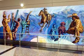 Denver international airport has one main terminal called jeppesen terminal. Astounding Artwork At The Denver Airport Meaning And Location Of Art Inside D I A