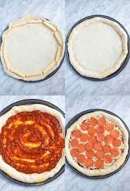 Stuffed Crust Pizza Recipe Queenslee Appetit Recipe Pizza Recipes Pizza Recipes Homemade Cheese Crust Pizza