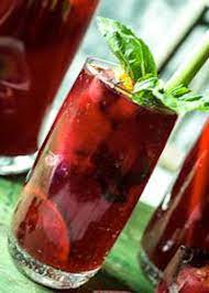 Karkadeh Hibiscus Flower Drink Hibiscus Drink Drinks Rose Drink