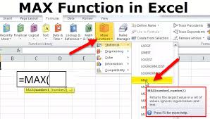 Max In Excel Formula Examples How To Use Max Function