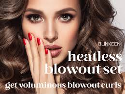 Amazon.com: BLINKEEN Heatless Overnight Hair Curling Set with Scarf, Velvet  Rods with Hook, No Heat Curlers, Jumbo Hair Rollers for Blowout Hair