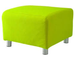 Dekking Voor De Ikea Klippan Voetbank Glijden In Faux Leder Stof Vele Kleuren Leather Furniture Faux Leather Ottoman Furniture Upholstery