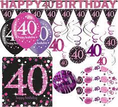 Um ein bild auf whatsapp oder facebook zu teilen, klickst oder tippst du einfach auf. Paket Xl 38 Zum 40 Geburtstag Pink Glitzer Fur 16 Personen Anniversary House