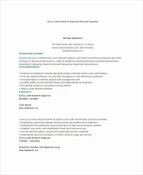 entry level network engineer resume