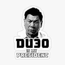 Rodrigo duterte president of the philippines philippine presidential election, 2016, others, miscellaneous, king, benigno aquino iii png. Sticker Duterte Redbubble